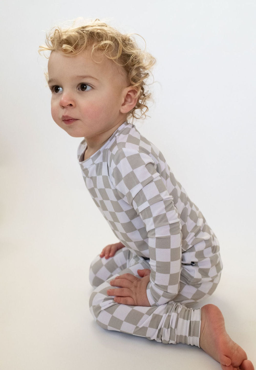 Checkered Two Piece Pajamas