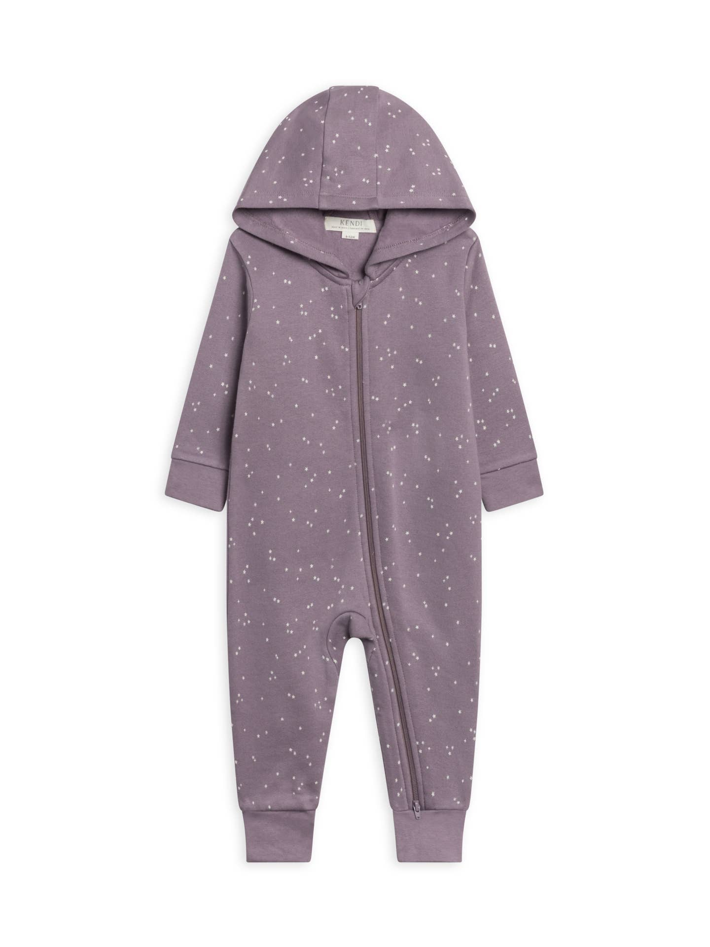 Fleece Hooded Zip Romper