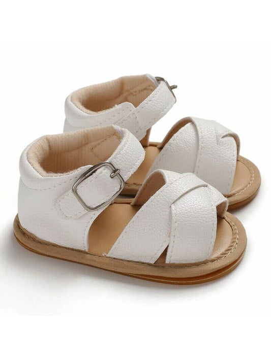 White Woven Sandals