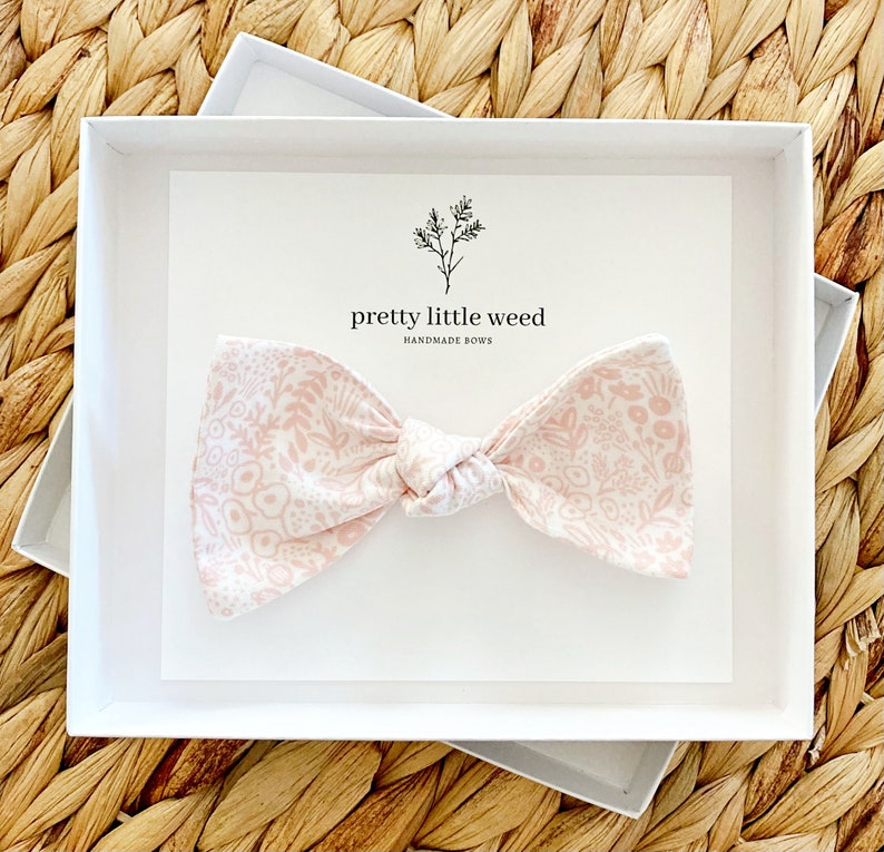 Dainty Floral Bow