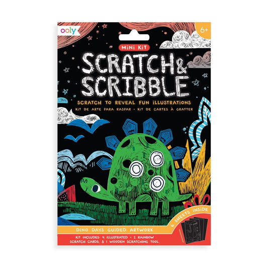 Scratch & Scribble Art Kit: Dino Days