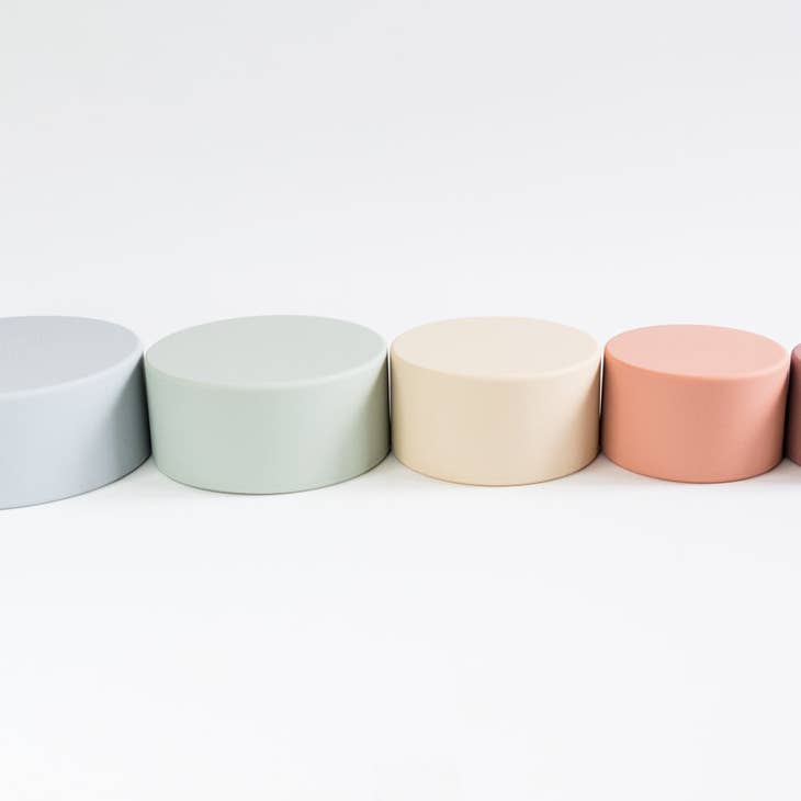 Silicone Rainbow Stacking Cups