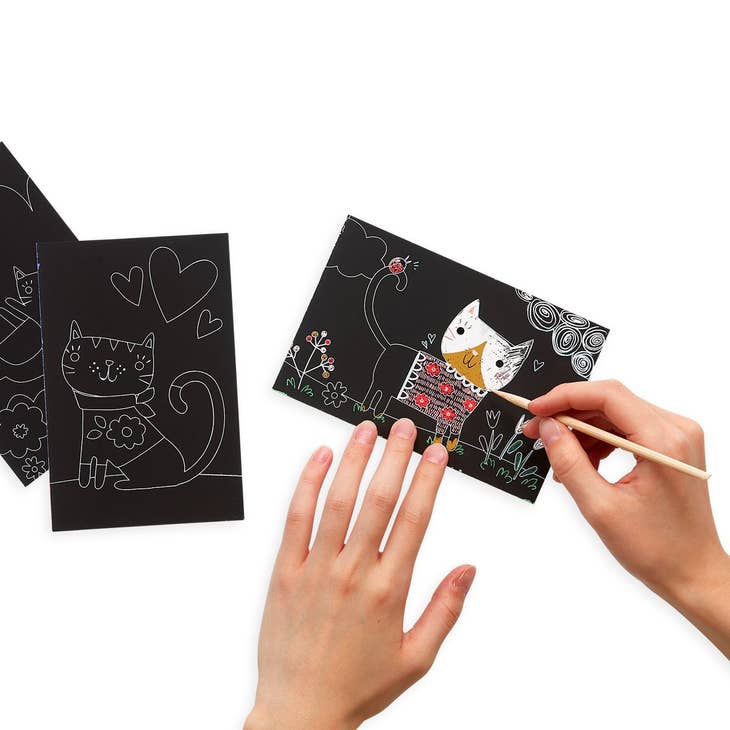 Scratch & Scribble Art Kit: Cutie Cats