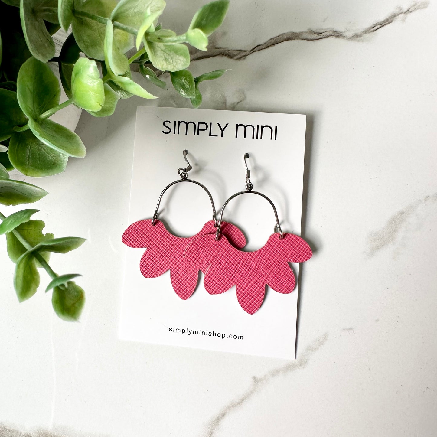 Petite Floral Drop Earrings