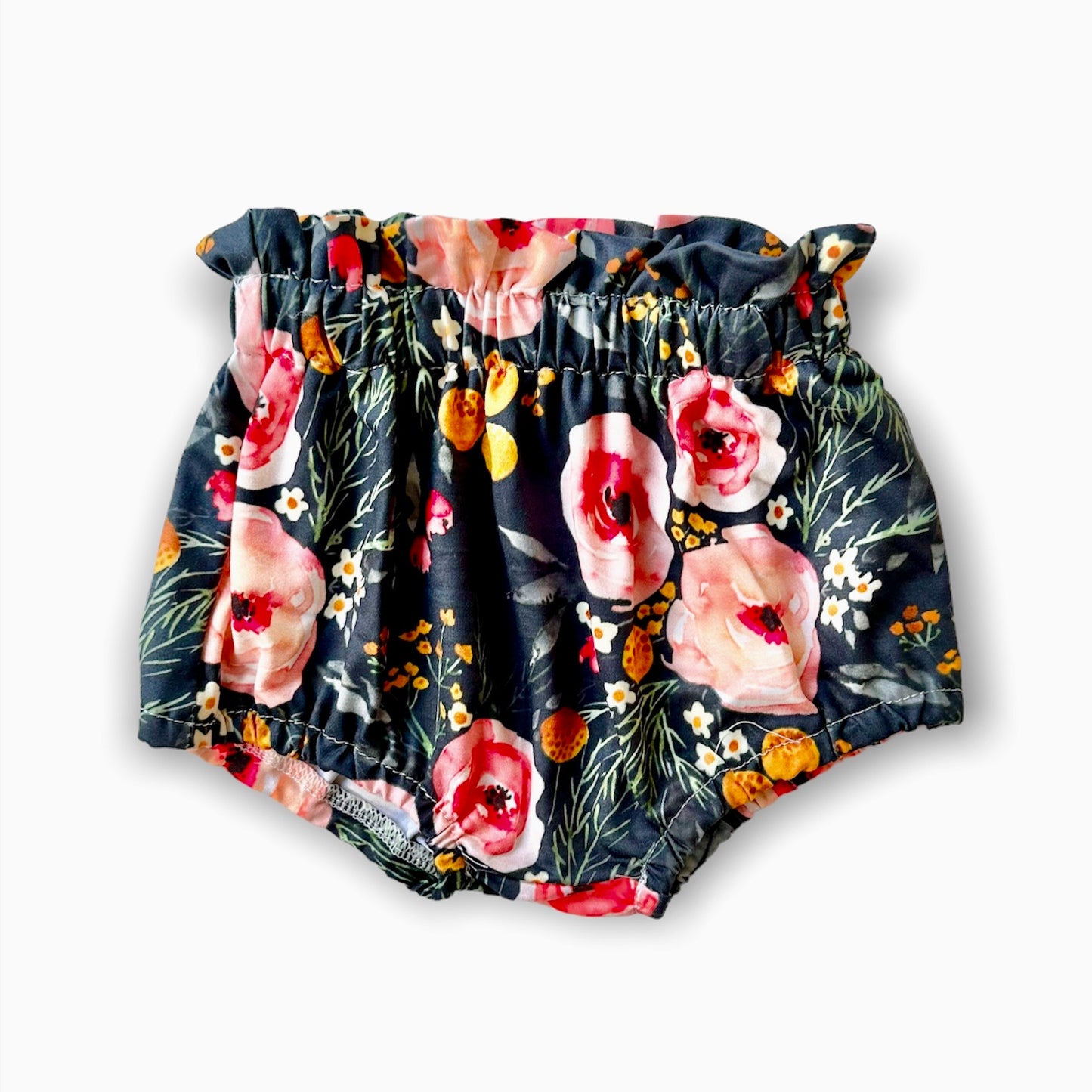 Gray Floral Bloomers